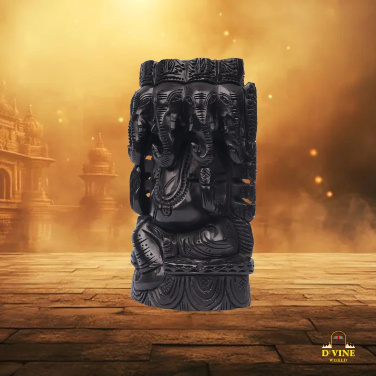 Karungali Five Face Vinayagar Statue